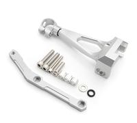 HPZPRPCEW Support De Stabilisateur D'amortisseur Direction Moto En Aluminium CNC Kit Montage Pour Yamaha XSR 900 XSR900 2015 -2019 2020(Argent)