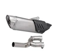 HPZPRPCEW Système De Section Centrale Tuyau De Liaison Intermédiaire Silencieux D'échappement Moto Pour YZF-R1 R1 2015 2016-2021 2022(Style B 480MM)