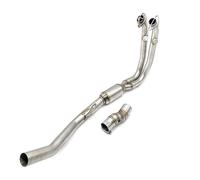 HPZPRPCEW Système D'échappement Complet Pour Moto Pour CFMOTO 450MT 450 MT 450-MT 2023-2024 Tuyau Avant Modifié En Acier Inoxydable 51 Mm