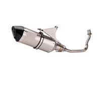 HPZPRPCEW Système D'échappement Complet Pour Moto Tuyau De Liaison Avant Pour Vespa Pour Sprint 150 125 3V Pour Primavera 150ie 125ie 2017-2020(StyleB)