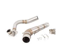 HPZPRPCEW Système D'échappement Modifié Pour Moto Raccord Avant Collecteur Central 51 Mm Pour PCX 125 PCX 150 PCX125 2011 2012-2018 2019