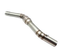 HPZPRPCEW Système D'échappement Moto 51 Mm Avec Silencieux Modifié Raccord Intermédiaire Coudé Pour CFMOTO NK400 NK650 Et NK 650