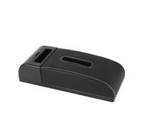 HPZPRPCEW Tapis D'accoudoir De Voiture Rehausseur Universel Boîte À Mouchoirs Coussin De Protection Pour Accoudoir Boîte De Rangement(C3 Noir blanc SANS USB)