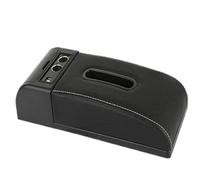 HPZPRPCEW Tapis D'accoudoir De Voiture Rehausseur Universel Boîte À Mouchoirs Coussin De Protection Pour Accoudoir Boîte De Rangement(B3 black White 2USB)