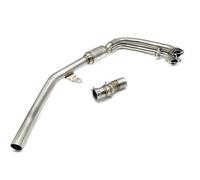 HPZPRPCEW Tuyau Avant Modifié En Acier Inoxydable 51 Mm Système D'échappement Complet Pour Moto Pour CFMOTO 450MT 450 MT 450-MT 2023-2024