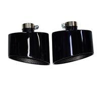 HPZPRPCEW Tuyau D'échappement Pour A6 A7 C8 Modification RS6 RS7 2019-2024 Embout De Silencieux À Gros Alésage En Acier Inoxydable Noir(Black single tube)