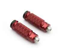 HPZPRPCEW Universal 8mm Pour Ducati Pour Monster 696 796 1100 S2R S4R S4RS Pédale De Motocyclette Repose Pieds Arrière FootPeg(ROUGE)