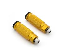 HPZPRPCEW Universal 8mm Pour Ducati Pour Monster 696 796 1100 S2R S4R S4RS Pédale De Motocyclette Repose Pieds Arrière FootPeg(Or)