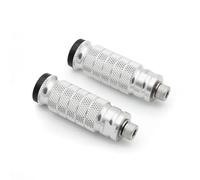 HPZPRPCEW Universal 8mm Pour Ducati Pour Monster 696 796 1100 S2R S4R S4RS Pédale De Motocyclette Repose Pieds Arrière FootPeg(Argent)