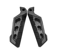 HPZPRPCEW Universal CNC Pédales De Pied En Alliage D'Aluminium Pour Yamaha Pour Nmax Pour Xmax Pour Tmax R1 R3 MT03 NVX155 Motocyclette Scooter Repose-Pieds(NOIR)