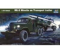 (TRU00205) - Trumpeter 1:35 - HQ-2 Missile with Transport Trailer