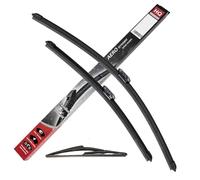 HQ Automotive Kit de remplacement de balais d'essuie-glace avant et arrière pour DACIA Jogger MPV (2022 et versions ultérieures)