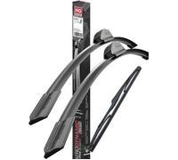 HQ Automotive Kit de remplacement d'essuie-glace avant et arrière pour Dacia Spring Hatchback (2020 et versions ultérieures)