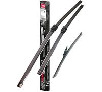 HQ AUTOMOTIVE Lot de 3 balais d'essuie-glace avant et arrière pour Mercedes Classe A W176 2015-2018 en caoutchouc naturel avec revêtement graphite sans bavures, modèle ADM91-421 | HQ10D-V1