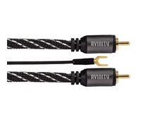 HQ Cinch-Kabel 2m mit Remoteleitung Schwarz