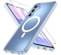HQ-CLOUD Coque Magnétique pour Samsung Galaxy A15 5G avec 2 Vitre Verres Trempés Transparent