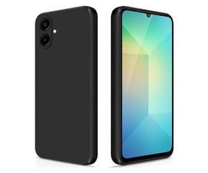 HQ-CLOUD® Coque Mat Noir pour Samsung Galaxy A06, Étui Housse Arrière Souple en TPU Silicone