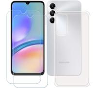 Hqselection® Coque Pour Samsung Galaxy A05s Transparente Silicone En Gel Tpu Souple + 2 Verre Trempé Film Protection Écran - Anti Rayures - Ultra Résistant Dureté 9h