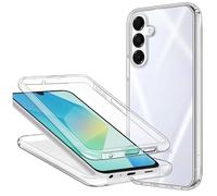 HQ-CLOUD Coque pour Samsung Galaxy A17 / A16 4G/5G, Coque 360 Protection Intégral Arrière Rigide Avant Souple Transparent.