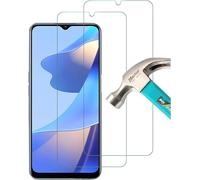 HQ-CLOUD LOT DE 2 Verre Trempé Pour Oppo A15, Oppo A15s .Film de Protection d'écran Transparent - Anti Rayures - Ultra Résistant Dureté 9H