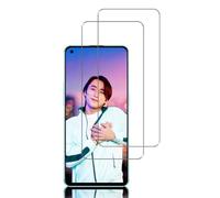 HQ-CLOUD LOT DE 2 Verre Trempé Pour Oppo Reno 6 5G .Film de Protection d'écran Transparent - Anti Rayures - Ultra Résistant Dureté 9H