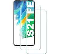 HQ-CLOUD LOT DE 2 Verre Trempé Pour Samsung Galaxy S21 FE 5G .Film de Protection d'écran Transparent - Anti Rayures - Ultra Résistant Dureté 9H