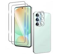 HQ-CLOUD Lot de 2 Verre Trempé pour SAMSUNG GALAXY S24 FE 5G + 2 Protection Objectif Caméra Arrière en Verre Trempé Ultra HD Anti-Rayures 9H