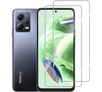 HQ-CLOUD LOT DE 2 Verre Trempé Pour Xiaomi Redmi Note 12 5G /4G / POCO X5 5G.Film de Protection d'écran Transparent - Anti Rayures - Ultra Résistant Dureté 9H