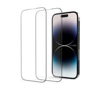HQ-CLOUD® Lot de 2 Verres Trempés Pour iPhone 14 Pro (6,1") .Film de Protection d'écran Couverture Complète Noir - Anti Rayures - Ultra Résistant Dureté 9H