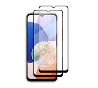 HQ-CLOUD® Lot de 2 Verres Trempés Pour Samsung Galaxy A14 5G/4G, M14 5G .Film de Protection d'écran Couverture Complète Noir - Anti Rayures - Ultra Résistant Dureté 9H