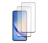 HQ-CLOUD® Lot de 2 Verres Trempés Pour Samsung Galaxy A35 5G /A55 5G.Film de Protection d'écran Couverture Complète Noir - Anti Rayures - Ultra Résistant Dureté 9H