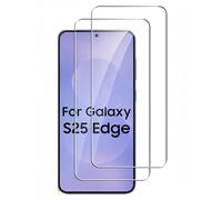 HQ-CLOUD Lot de 2 Verres Trempés Pour SAMSUNG GALAXY S25 EDGE. Film de Protection d'écran Transparent - Anti Rayures - Ultra Résistant Dureté 9H