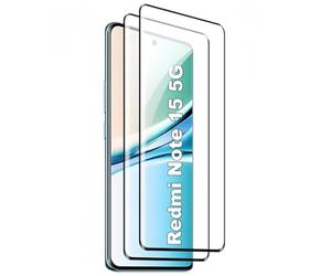 HQ-CLOUD Lot De 2 Verres Trempés Pour Xiaomi Redmi Note 15 4G/5G,Bord Noir - Anti Rayures - Ultra Résistant Dureté 9H