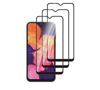 HQ-CLOUD Lot de 3 Verre Trempé Pour SAMSUNG GALAXY A10 .Film de Protection d'écran Couverture Complète Noir - Anti Rayures - Ultra Résistant Dureté 9H