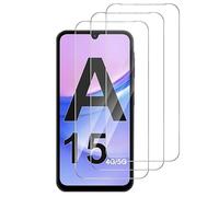 HQ-CLOUD® LOT DE 3 Verre Trempé Pour Samsung Galaxy A15 5G/4G .Film de Protection d'écran Transparent - Anti Rayures - Ultra Résistant Dureté 9H