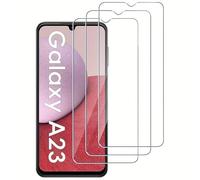 HQ-CLOUD LOT DE 3 Verre Trempé Pour Samsung Galaxy A23 4G/5G .Film de Protection d'écran Transparent - Anti Rayures - Ultra Résistant Dureté 9H