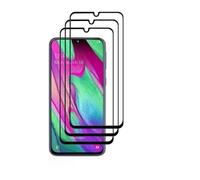 HQ-CLOUD Lot de 3 Verre Trempé Pour SAMSUNG GALAXY A40 .Film de Protection d'écran Couverture Complète Noir - Anti Rayures - Ultra Résistant Dureté 9H