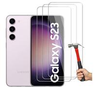 HQ-CLOUD LOT DE 3 Verre Trempé Pour Samsung Galaxy S23 .Film de Protection d'écran Transparent - Anti Rayures - Ultra Résistant Dureté 9H