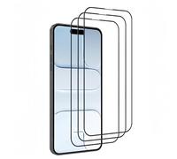 HQ-CLOUD Lot de 3 Verres Trempés Pour iPhone Air - Film de Protection d'écran Couverture Complète Noir - Anti Rayures - Ultra Résistant Dureté 9H