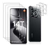 HQ-CLOUD Lot de 3 Verres Trempés pour Xiaomi Redmi 14T Pro + 3 Protection Objectif Caméra Verre Trempé Ultra HD Anti-Rayures 9H