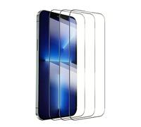 HQ-CLOUD® Lot de 3 Verres Trempés PouriPhone 13 Pro Max (6,7") .Film de Protection d'écran Couverture Complète Noir - Anti Rayures - Ultra Résistant Dureté 9H