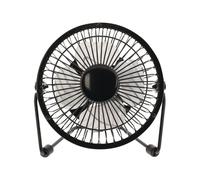 HQ FN04BL - Ventilateur - table - 10 cm - métal noir