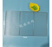 HQ GM01-Grille de Barbecue Rectangulaire en Acier Inoxydable de Qualité Alimentaire,Grille de Charbon de Bois,15/35/40/45/50/60/70/80/100cm - Type 70X40CM