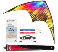 HQ-Invento- Bebop Grafisch Avocat, 112351, Multicolore, 145 cm