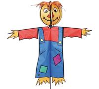 HQ Moulin à vent épouvantail Billy G Multicolore 90 x 30 x 100 cm