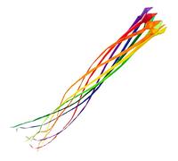 HQ-Invento Soft Swirl Rainbow 6 m - 8 Couleurs, Queue de cerf-Volant