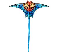 HQ Kites Manta Kite Cerf Volant Adulte Unisexe, Multicolore, Largeur: 320 cm Hauteur: 130 cm