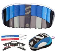 HQ Lenkmatte Powerkite Deux Lignes Cerf-Volant Symphony 2.2 Aqua 220 X 79 Cm R2F