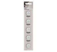 HQ Lot de 5 Pile bouton CR2430 Lithium 3 V, dans un blister, hqcr2430/5BL