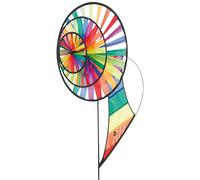 HQ Girouette à planter – Triple roue féerique – Multicolore – G